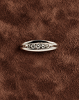 Bague double jonc 5 diamants|Années 1990