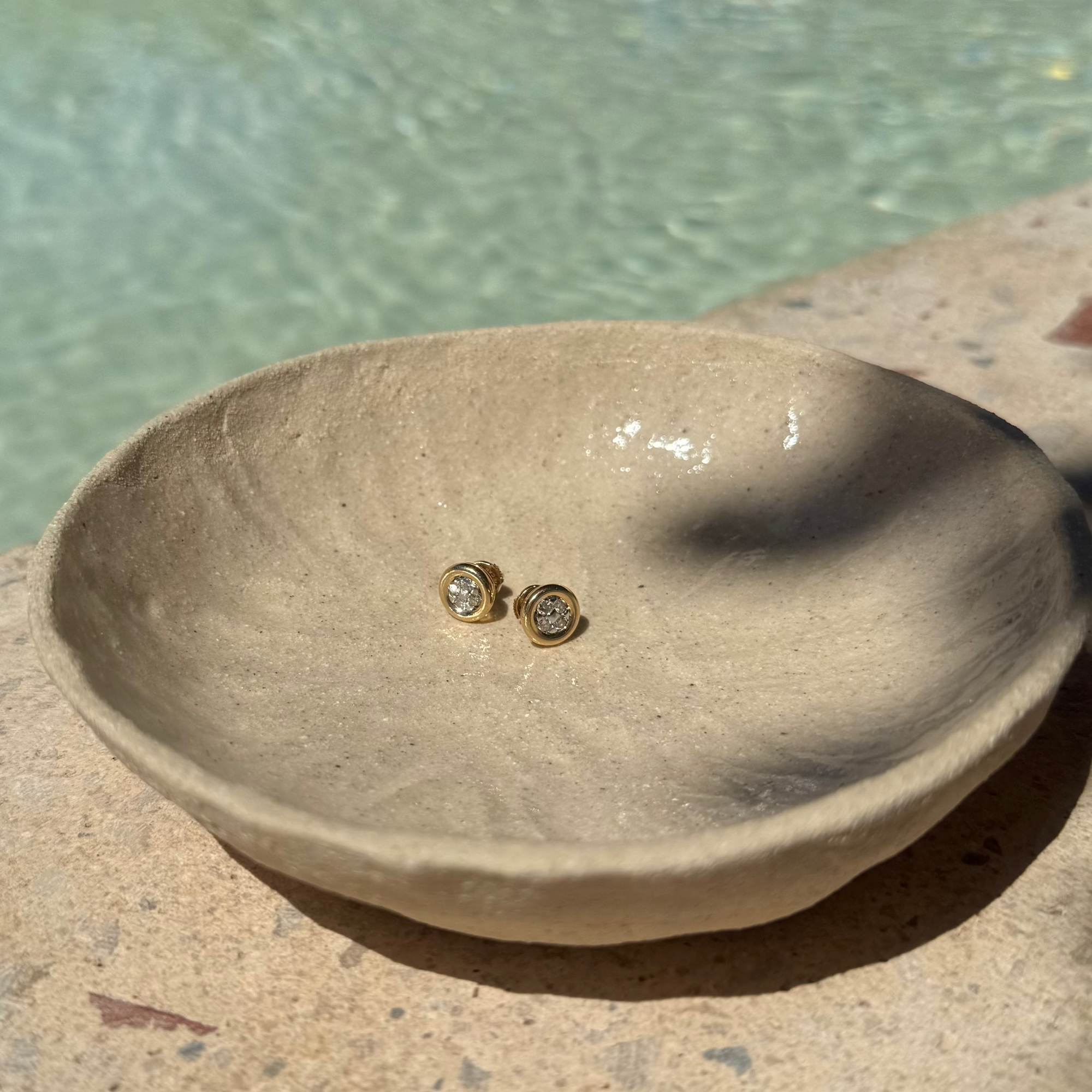 Clous d’oreilles n°70|Or et diamants
