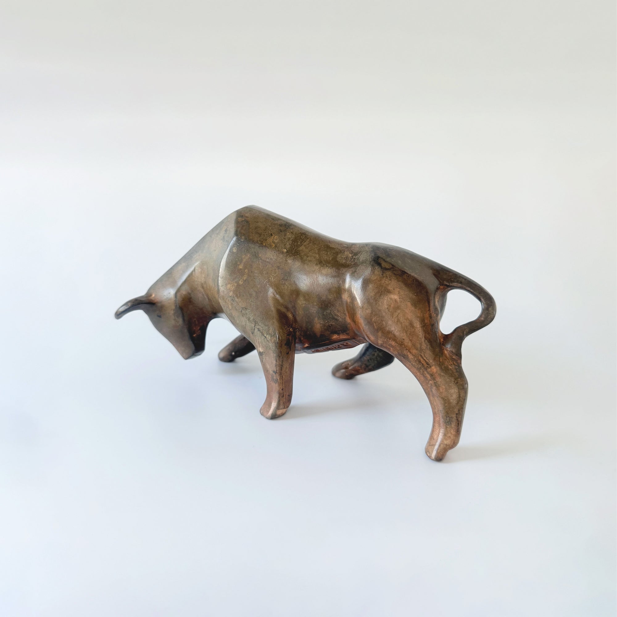 Sculpture n°28|Taureau en bronze