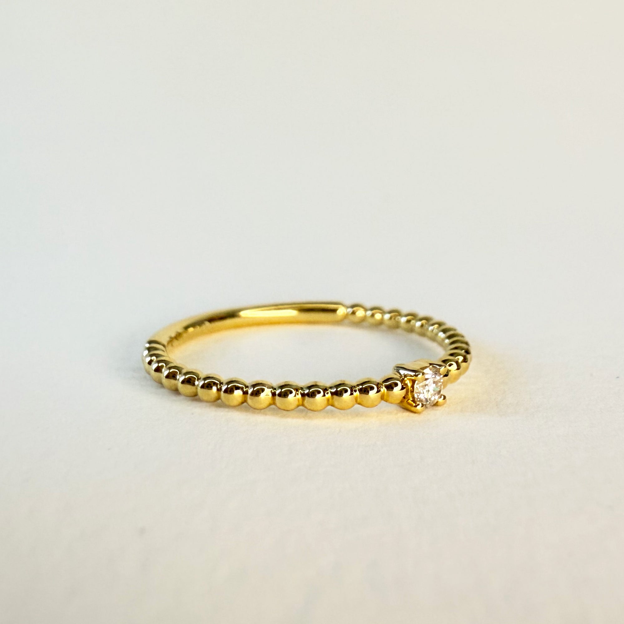 Bague Solitaire n°49|Or et diamant