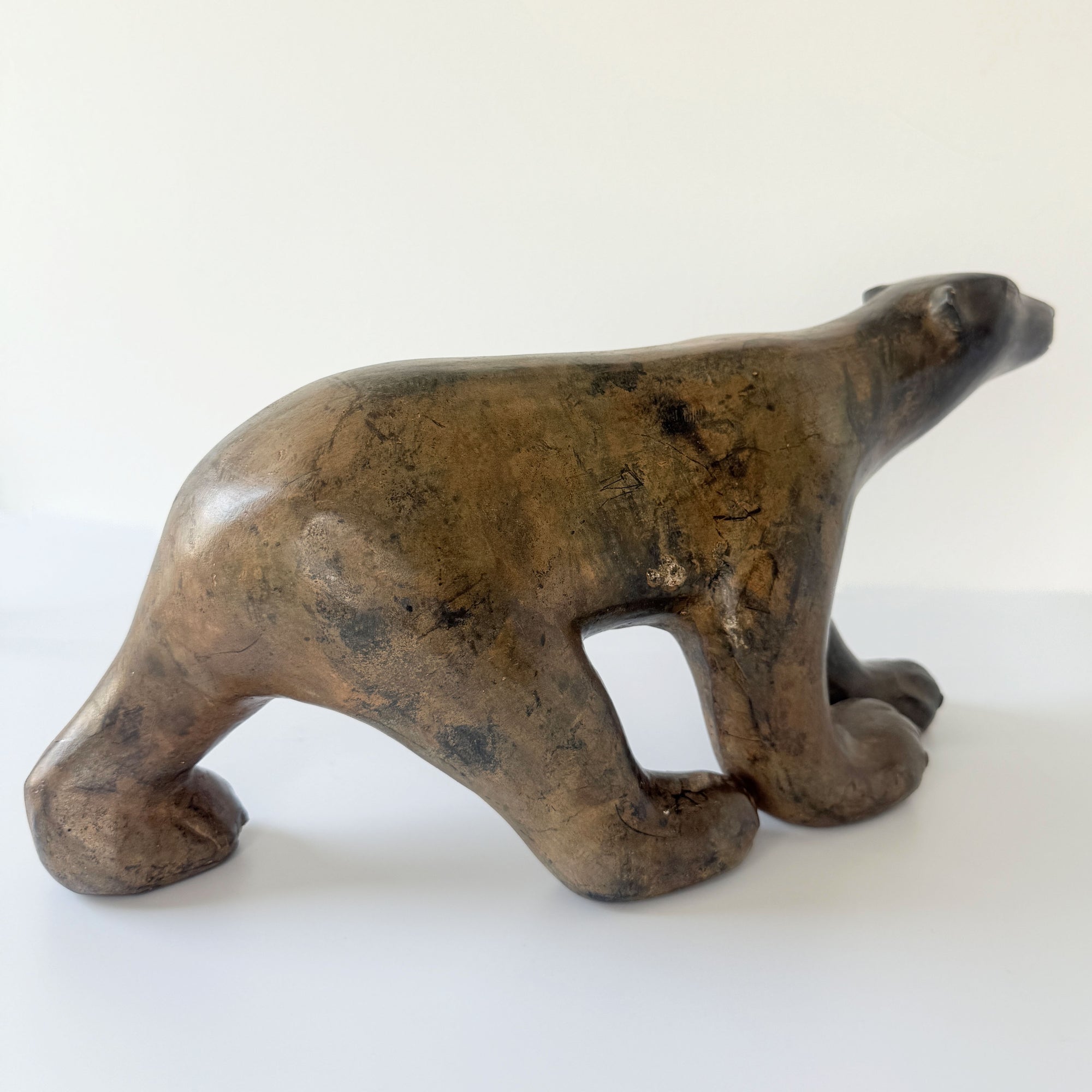 Sculpture n°57|Ours en bronze