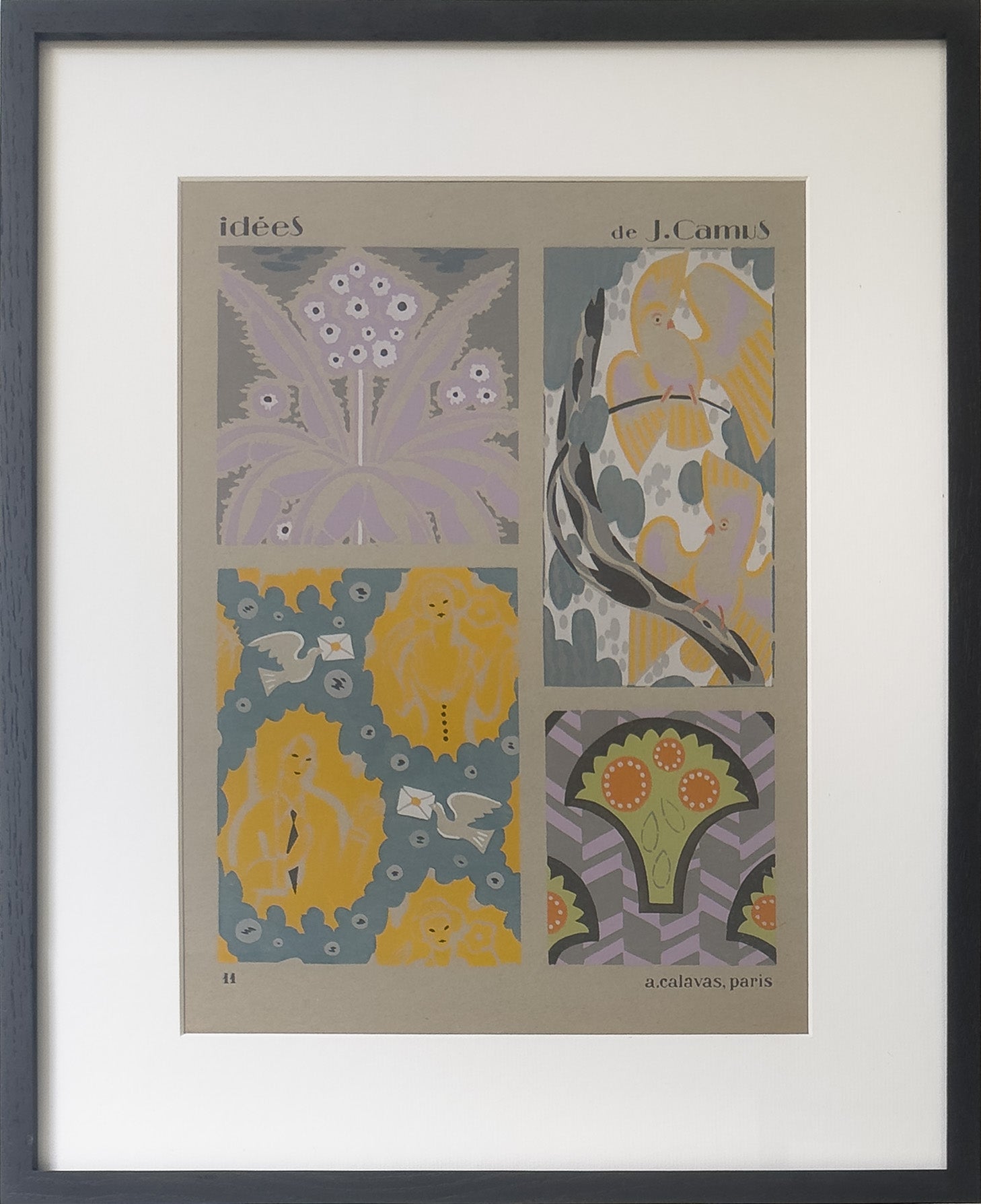 Gouache n°73|Art Déco
