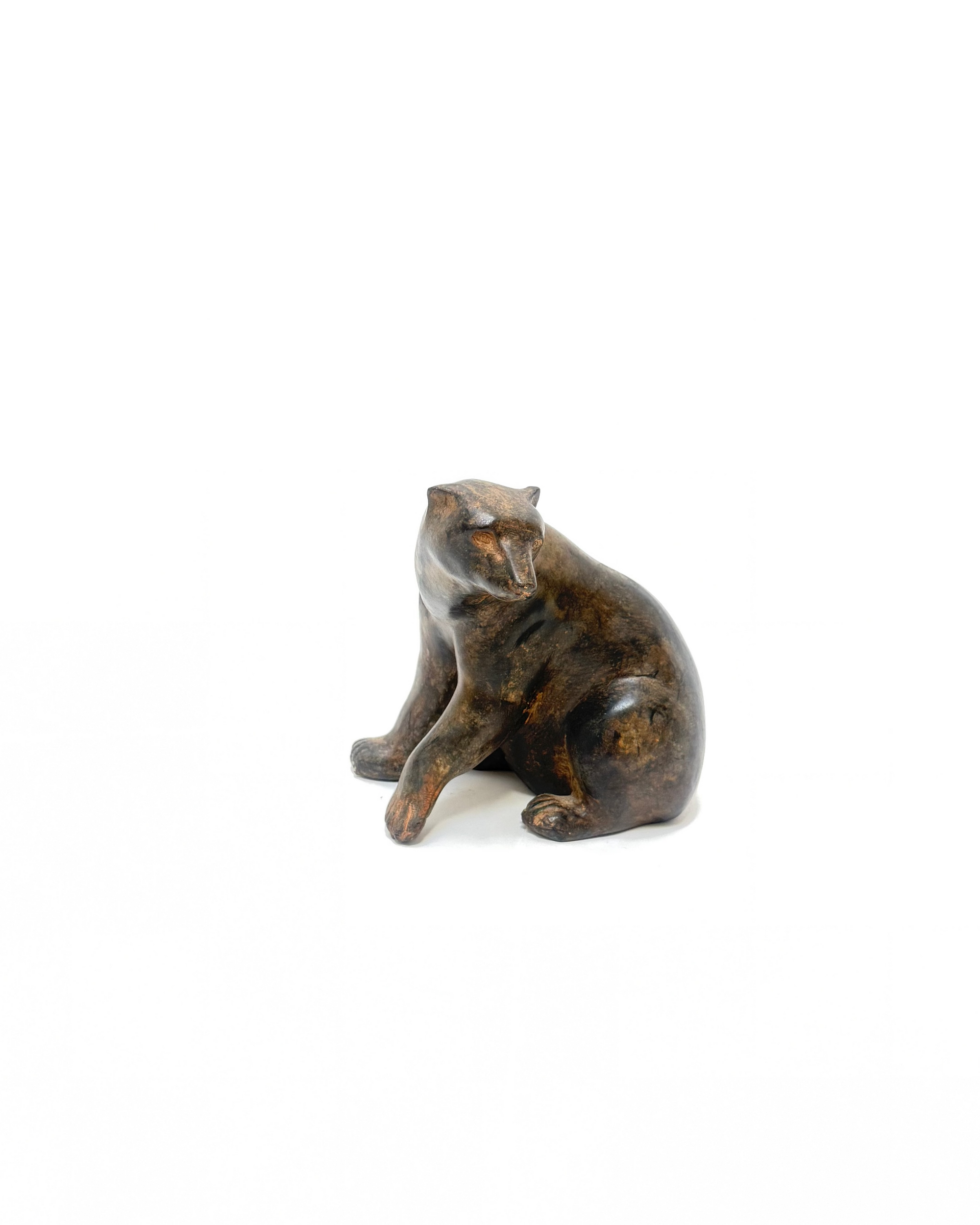Sculpture n°27|Petit Ours Bronze