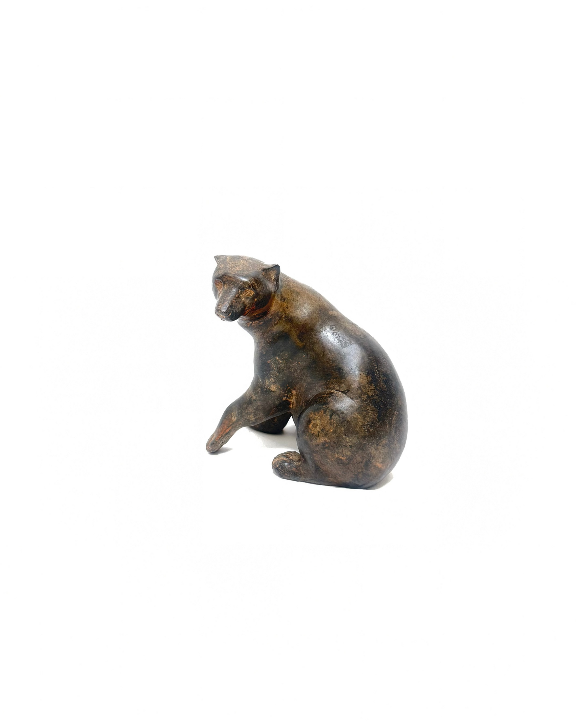 Sculpture n°27|Petit Ours Bronze