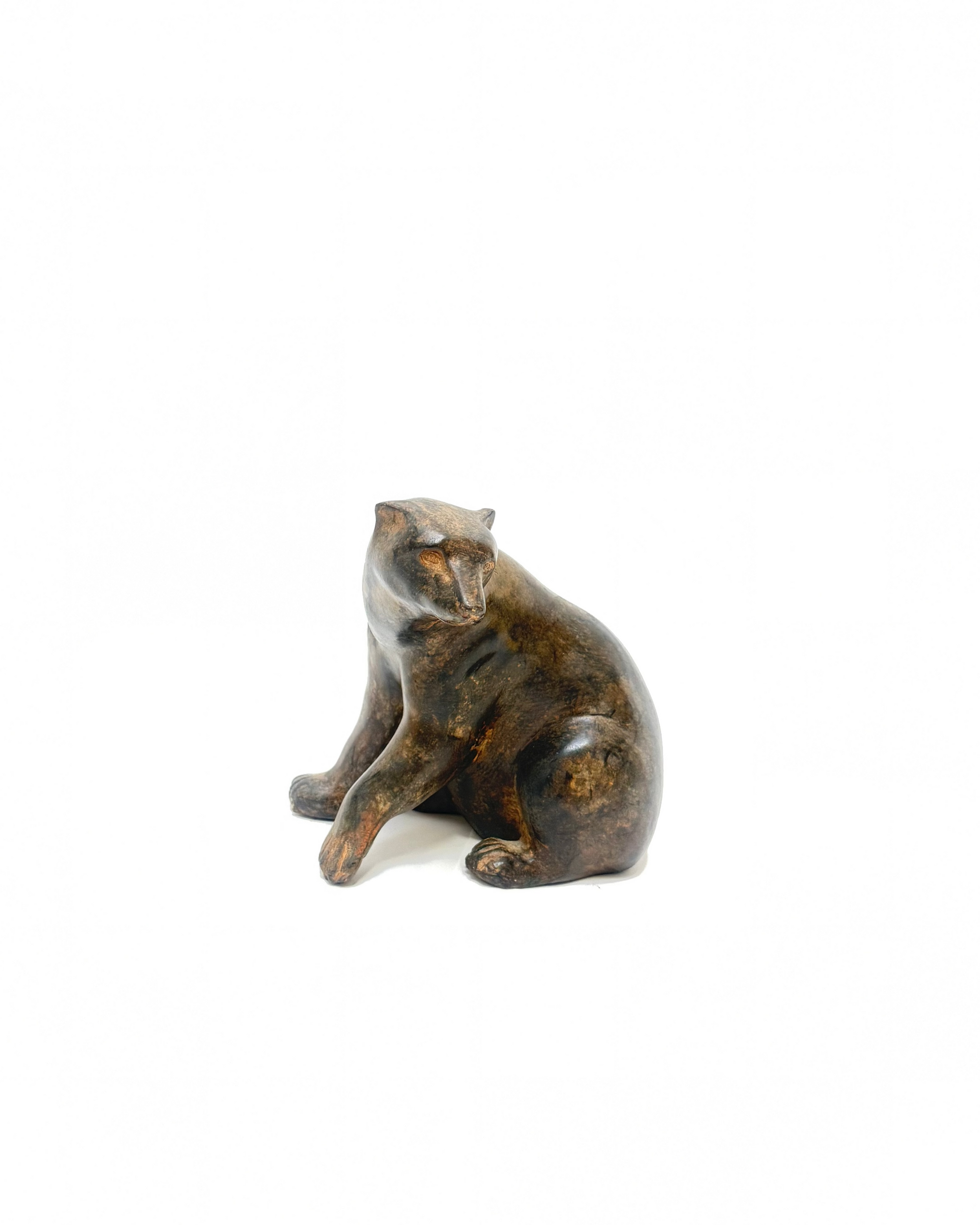 Sculpture n°27|Petit Ours Bronze
