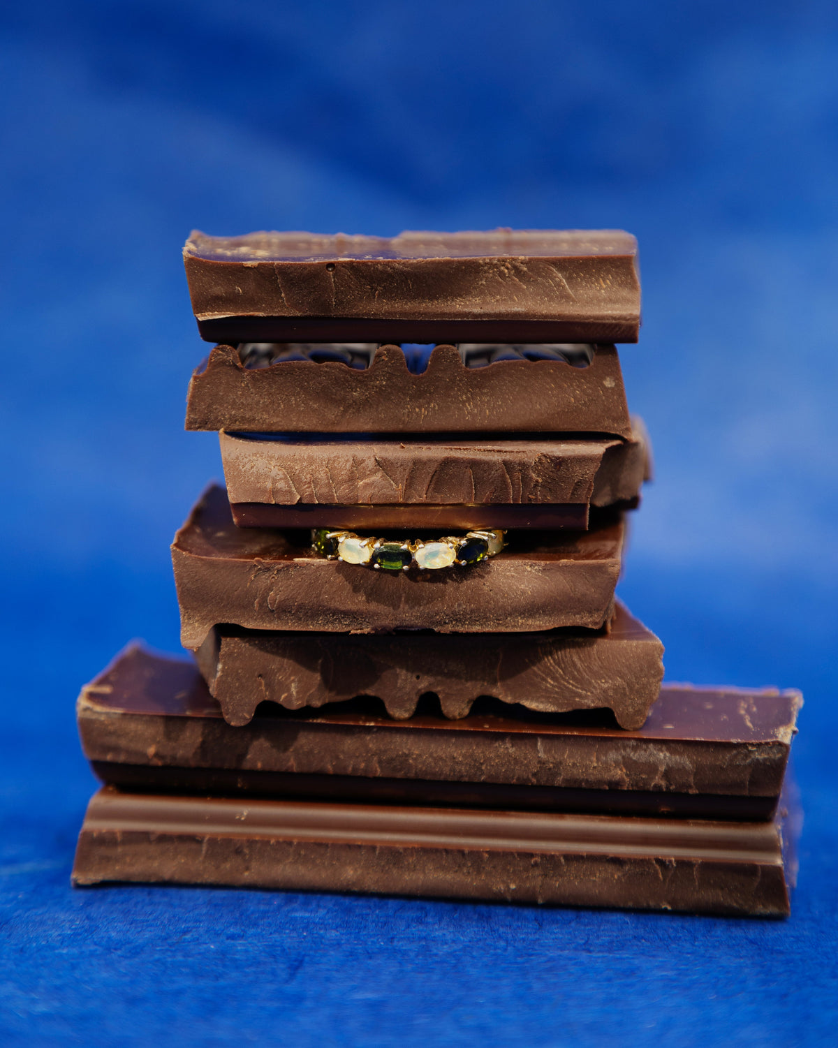 Alliance américaine dans des barres de chocolat