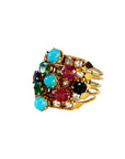 bague de harem vue de profil.