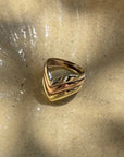 Bague trois ors｜Années 1980 - Maison Labrune