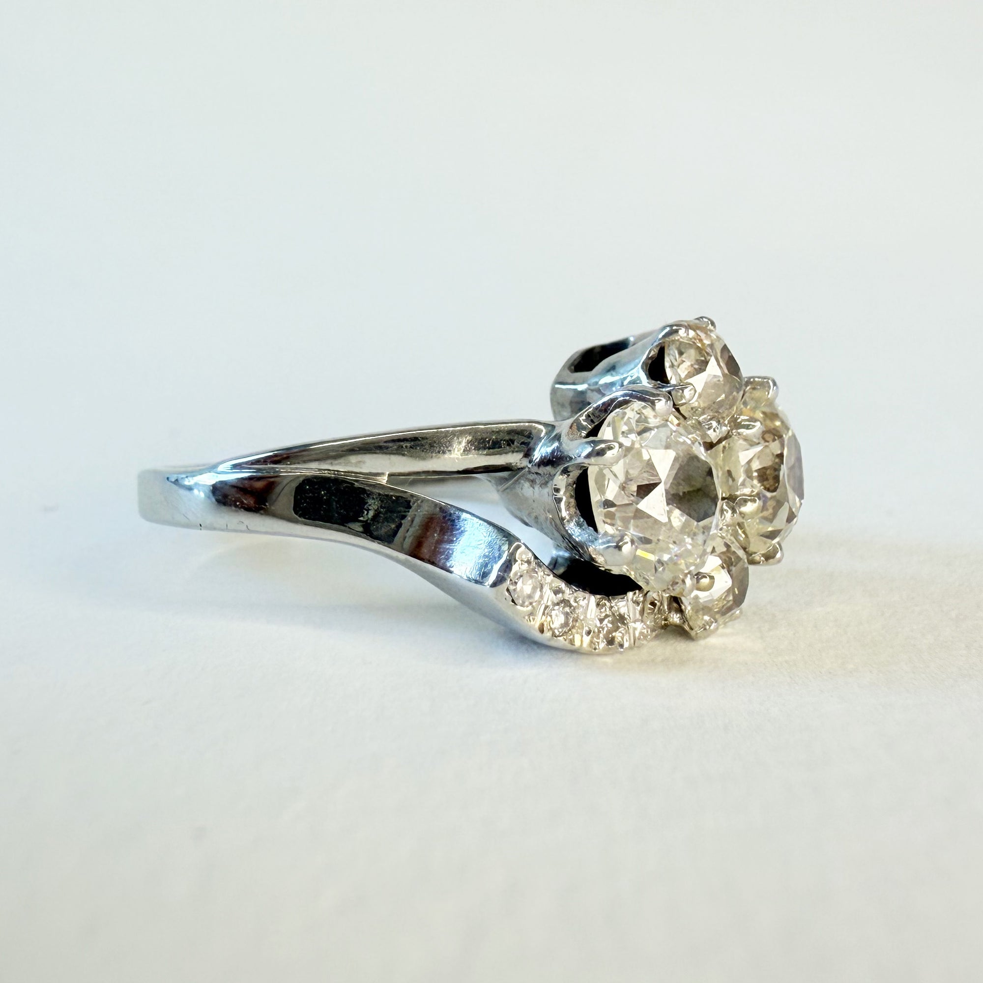 Bague n° 34｜Toi &amp; Moi diamant