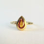 Bague n°47 | Or et saphir ambré