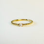Bague Solitaire n°50｜Or et diamant
