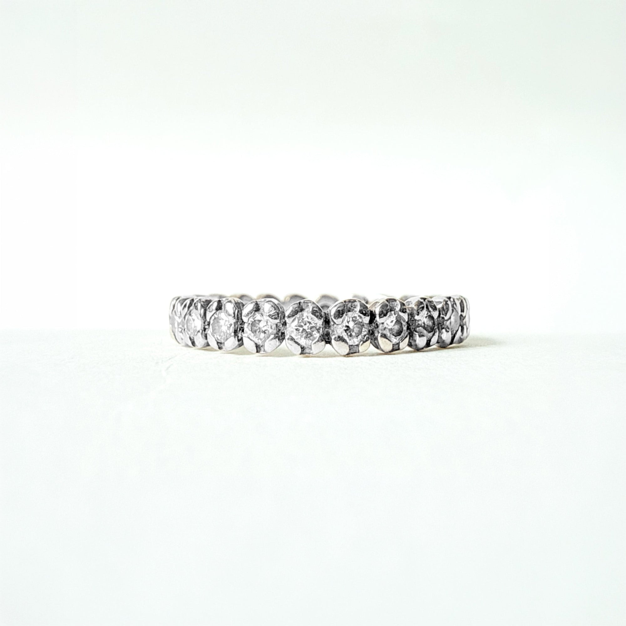 Alliance américaine diamants or blanc｜Vers 1990