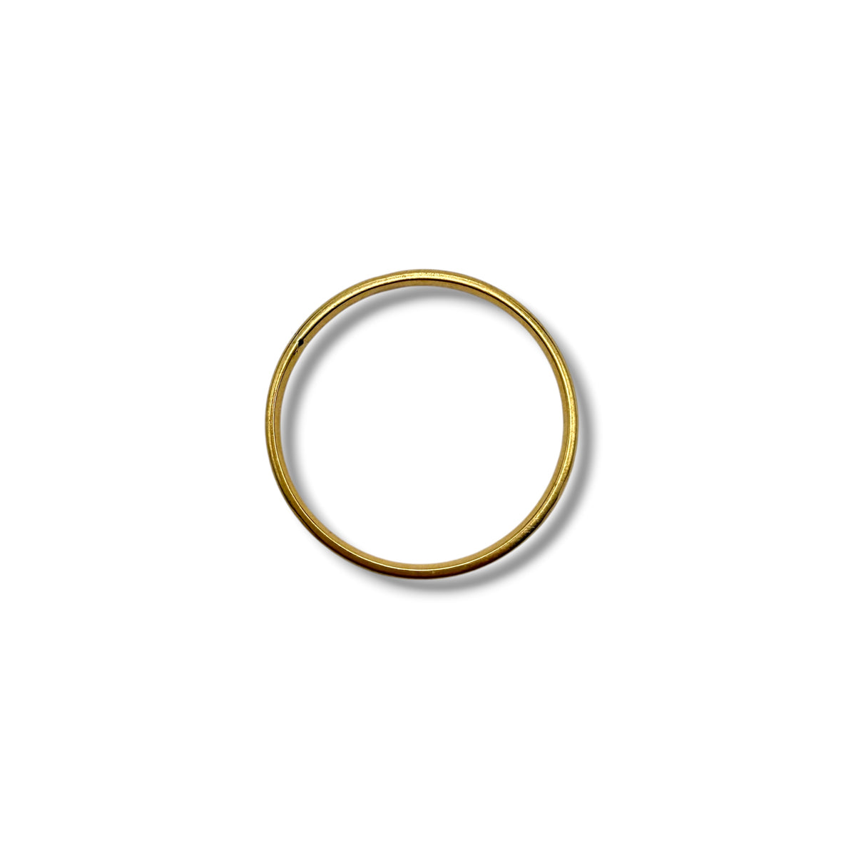 Alliance très fine en or rose 18 carats
