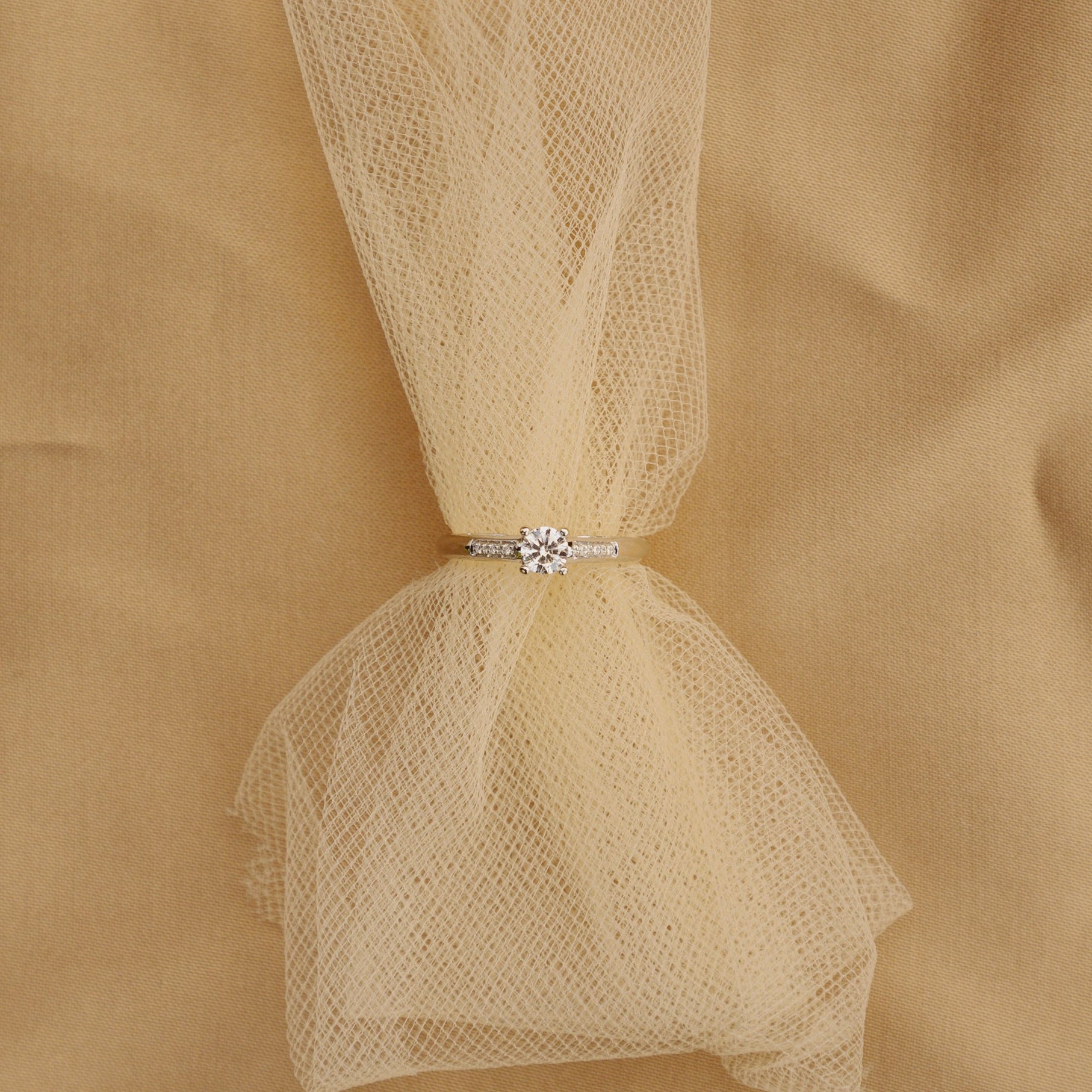 Bague solitaire diamant Mauboussin seconde main 