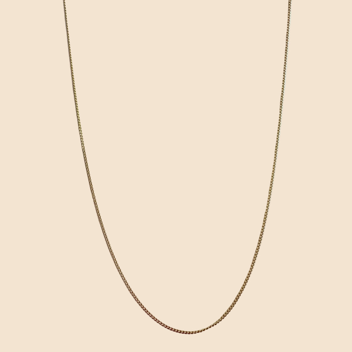 Chaine maille gourmette en or jaune 18 carats 