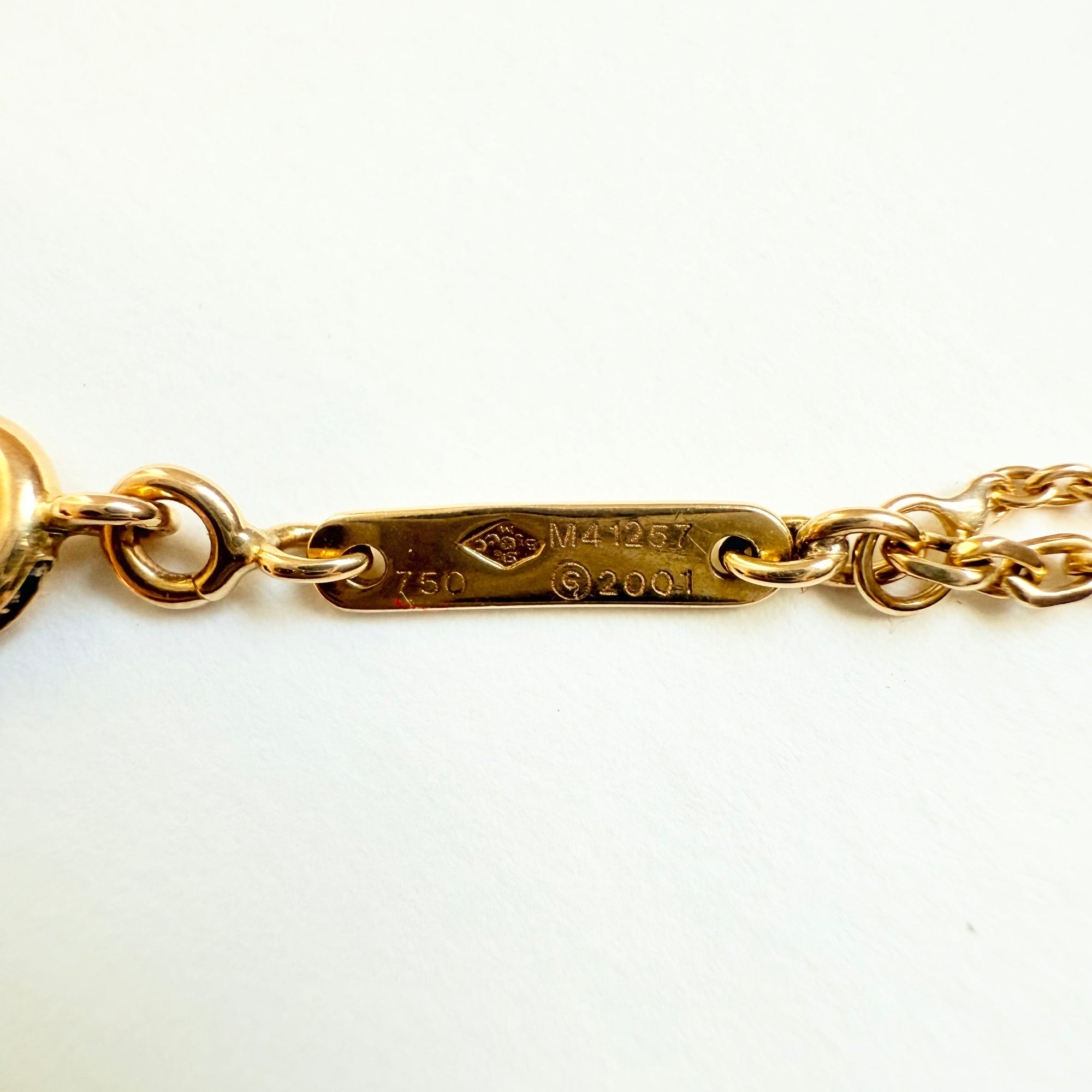 Collier Cartier n° 132 ｜Or jaune et diamants