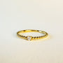 Bague Solitaire n°49｜Or et diamant