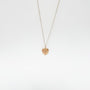 Pendentif n° 11｜Cœur rubis et perles