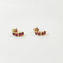 Boucles d’oreilles n°19｜Or et rubis