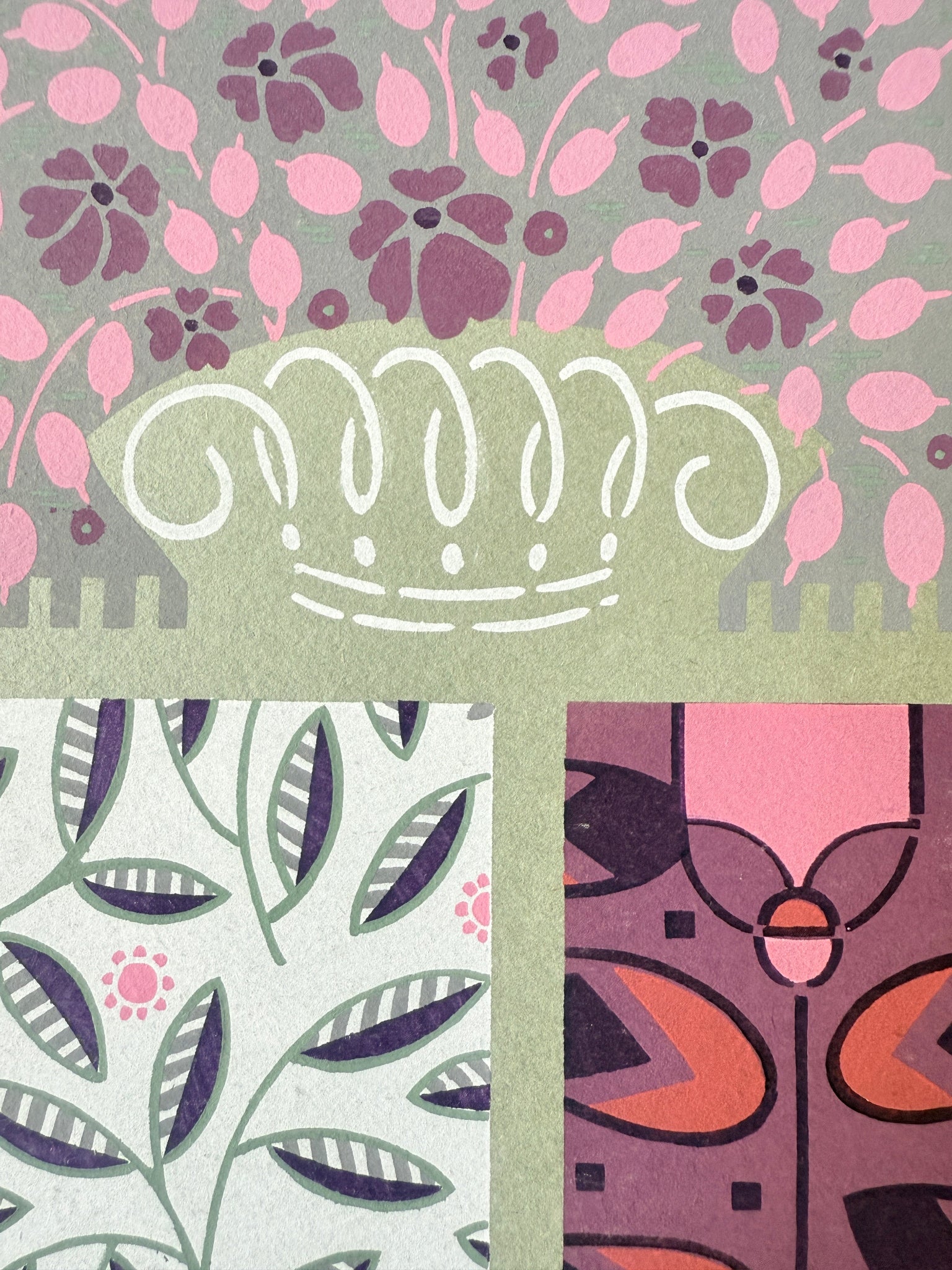 Pochoir Art déco signé Jacques Camus, réalisé en 1922 et édité par A. Calavas à Paris, œuvre aux couleurs vives typiques des années 1920, encadrée pour décoration d’intérieur élégante.