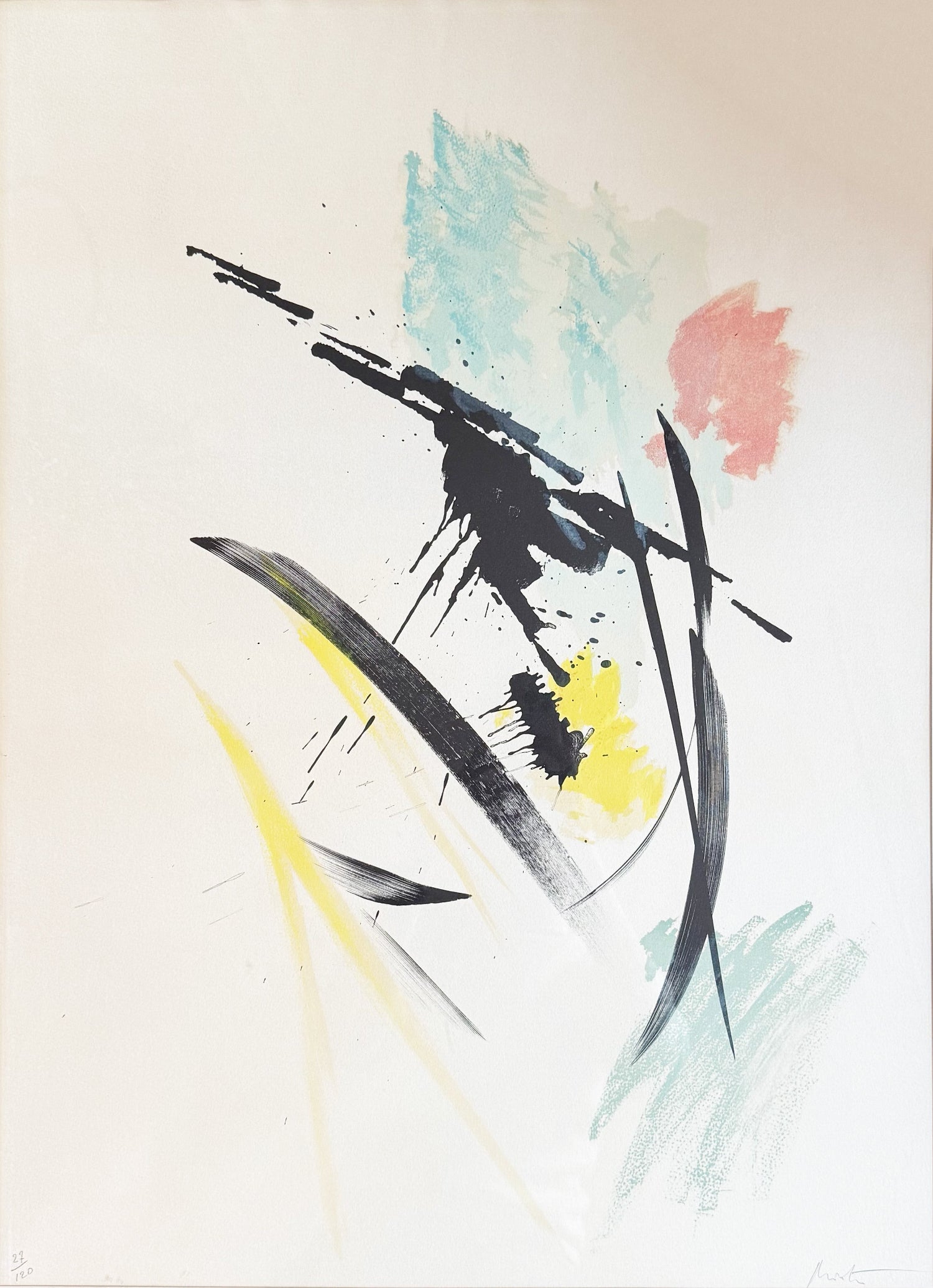 Lithographie par Jean Miotte
