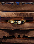 Alliance americaine dans des carrées de chocolat