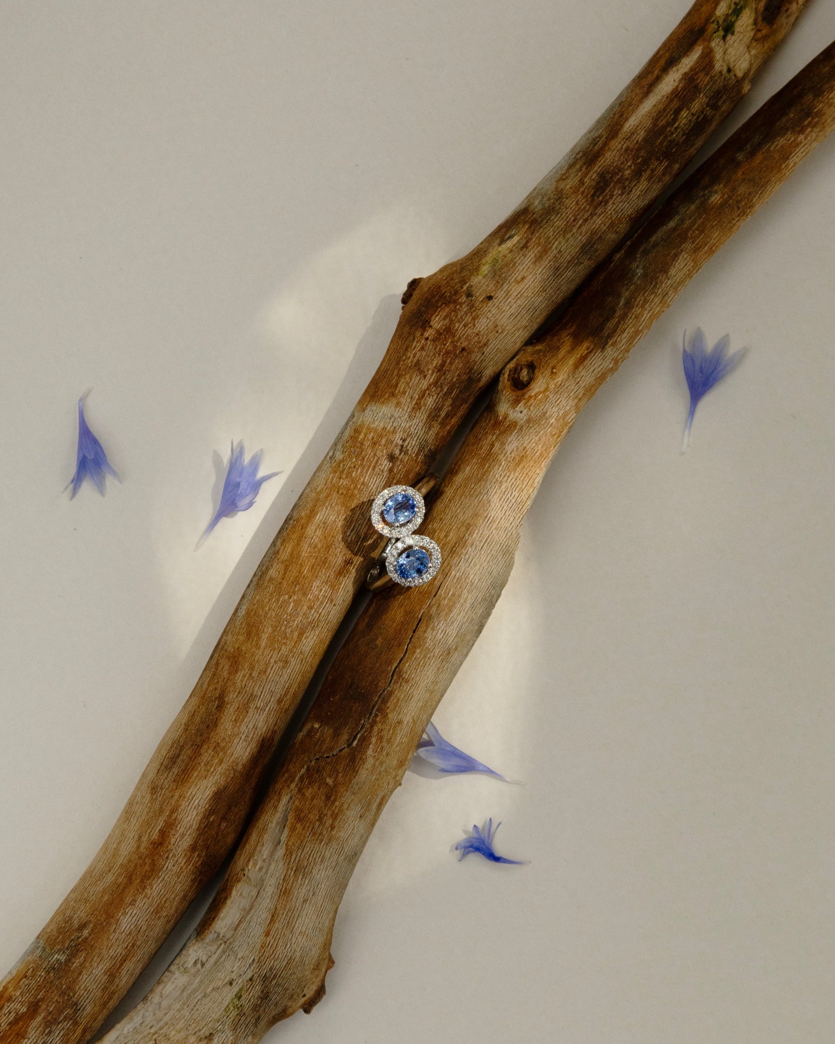 Bague n°71｜Toi &amp; Moi saphirs