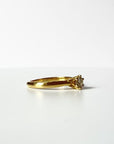 vidéo montrant la bague solitaire diamant 0,2 carat tournant