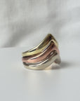 Bague trois or vintage